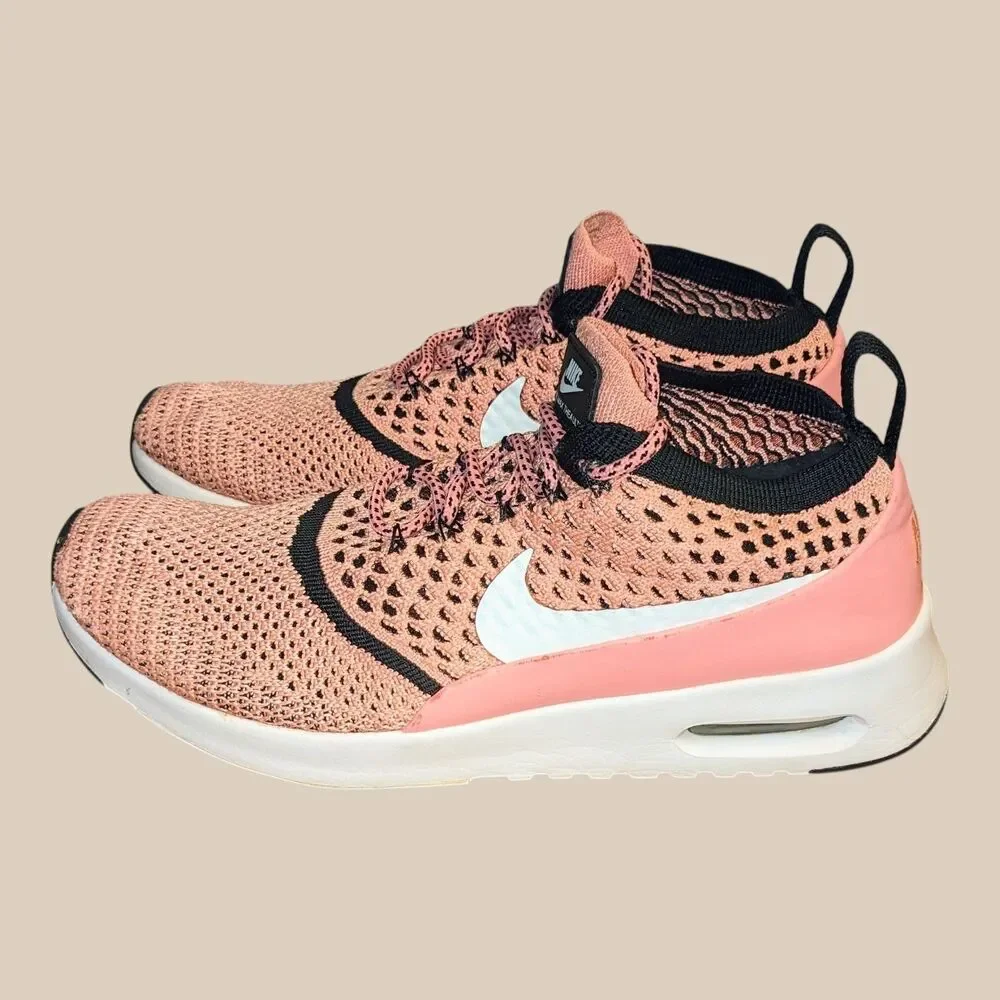 Nike Women's 9 Air Max Thea Ultra Flyknit  Sneakers Bright Mellon 881175-800